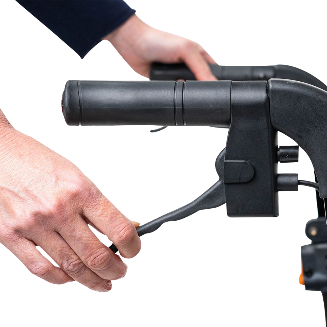 Karma Ergo Lite Deluxe Wheelchair – ultra-light, foldable wheelchair with ergonomic seating and antimicrobial upholstery for everyday mobility.