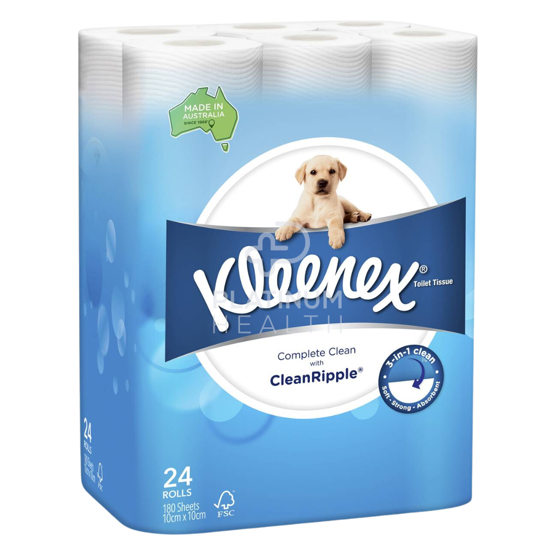 Kleenex Toilet Tissue White 24 Pack