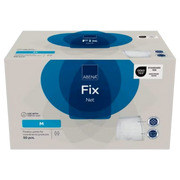 Abena Abri-Fix Net incontinence fixation pants in Medium (Blue color code), suitable for hip sizes 80-130cm.