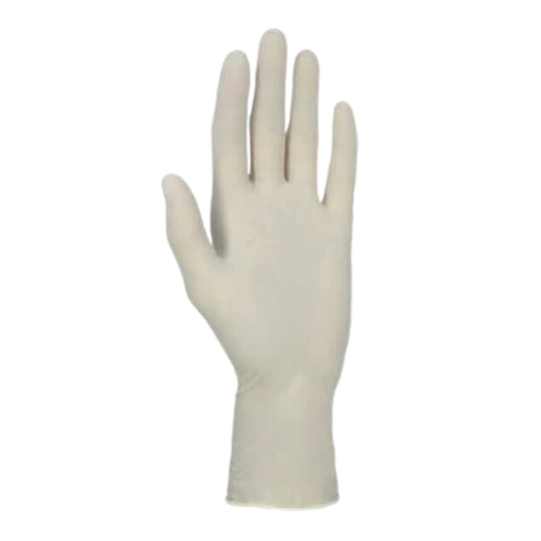 Medicom Vitals Simple Fit Latex Single Use Gloves Powder Free Large 100 Units Per Box Examination