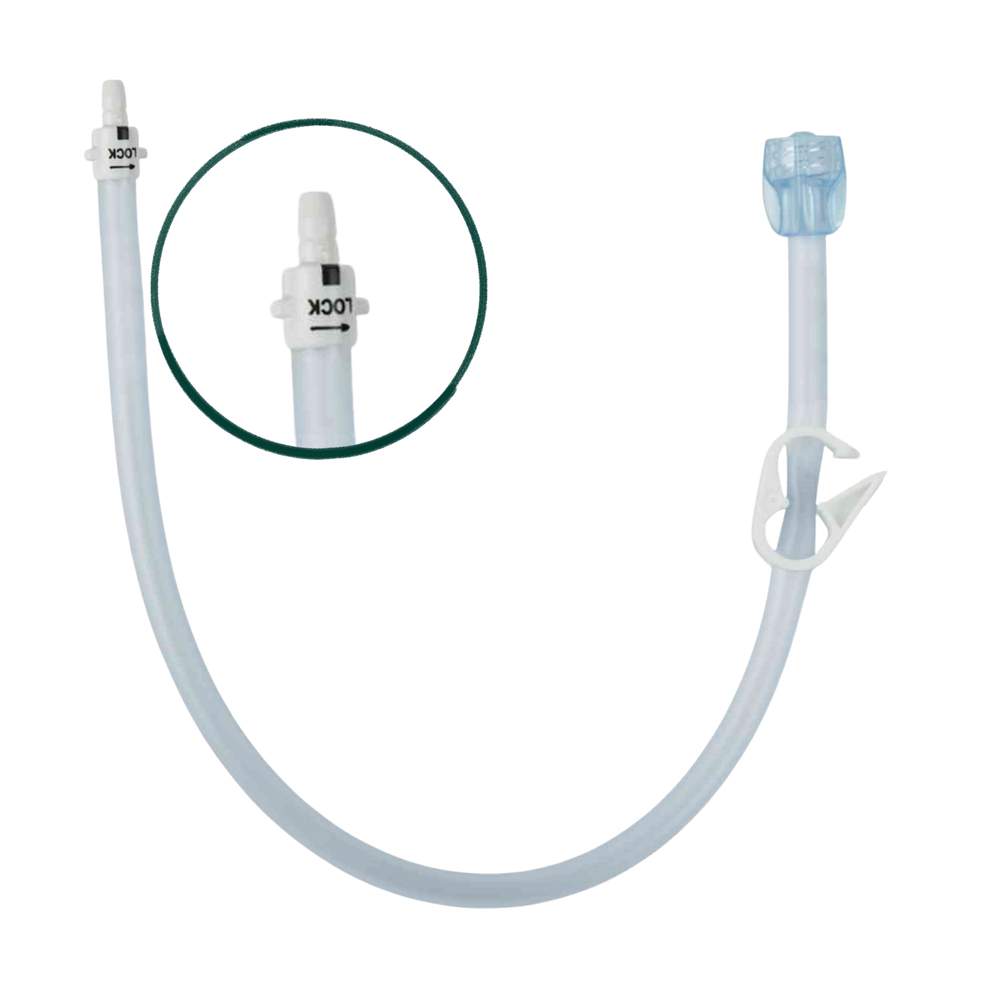 MIC-KEY 30.5cm Low Profile ENFit® Extension Set – Secure Tube Feeding