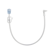 Mic-Key 60.9cm low profile ENFit extension set with right angle connector for enteral feeding, flexible tubing for safe connection and patient comfort