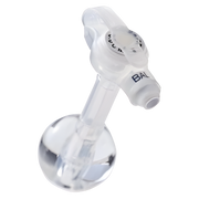 Mic-Key G 14Fr low profile balloon gastrostomy feeding tube with ENFit extension set designed for secure enteral feeding, comfort, and reliable use.