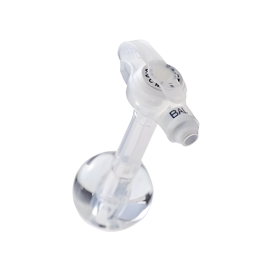 Mic-Key G 14Fr low profile balloon gastrostomy feeding tube with ENFit extension set designed for secure enteral feeding, comfort, and reliable use.