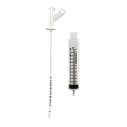 Mic-Key stoma measuring device for accurate sizing of gastrostomy site, ensuring proper tube fit, improved comfort, and safe enteral care use daily