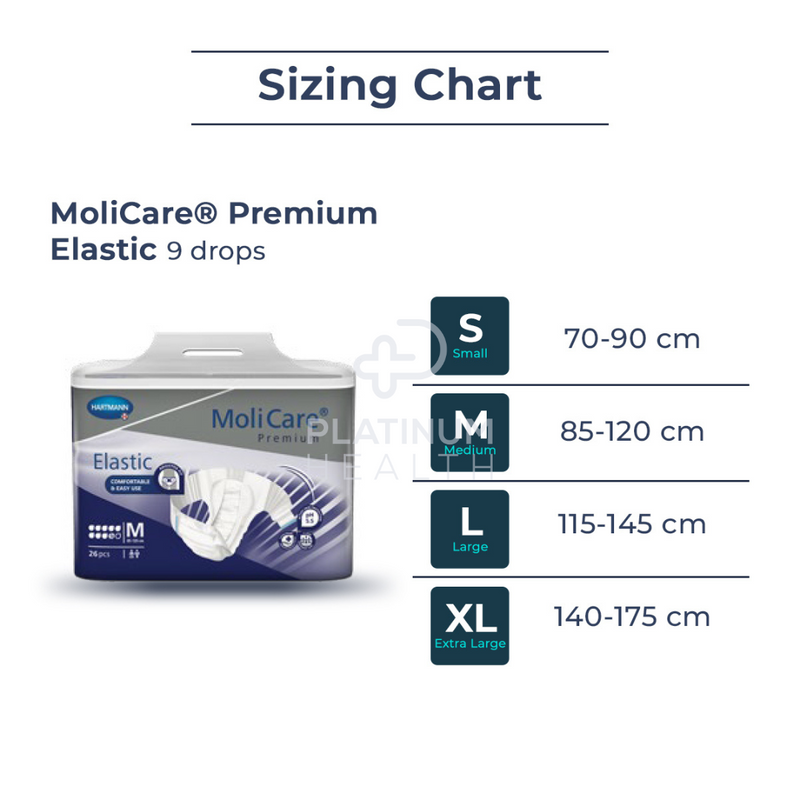 MoliCare Premium Elastic 9 Drops Medium
