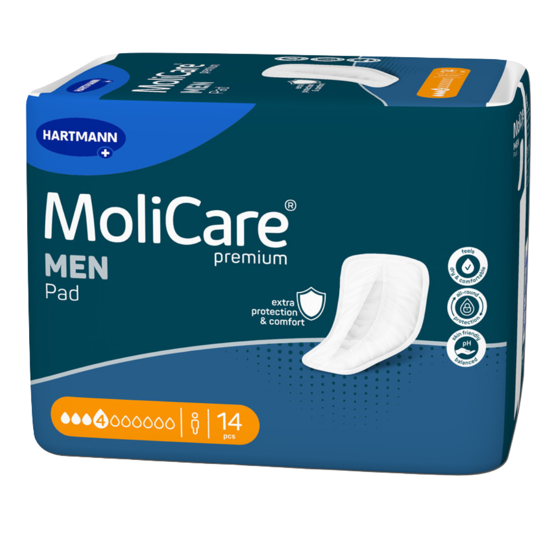 MoliCare® Premium MEN Pad 4 Drops – Discreet Protection for Light Bladder Weakness