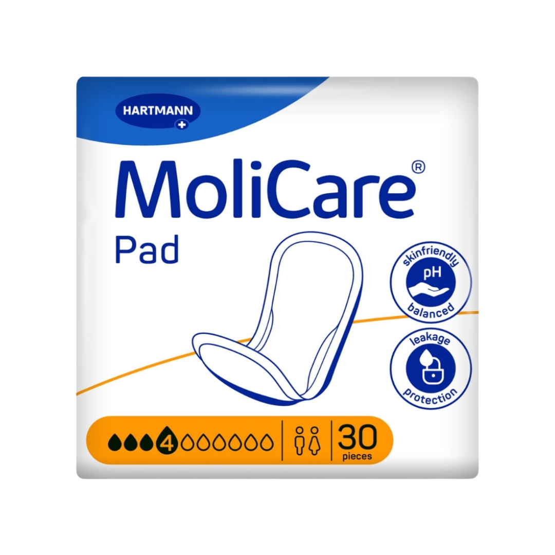 MoliCare Pad 865mL – Discreet incontinence pad for moderate bladder leakage with odour control