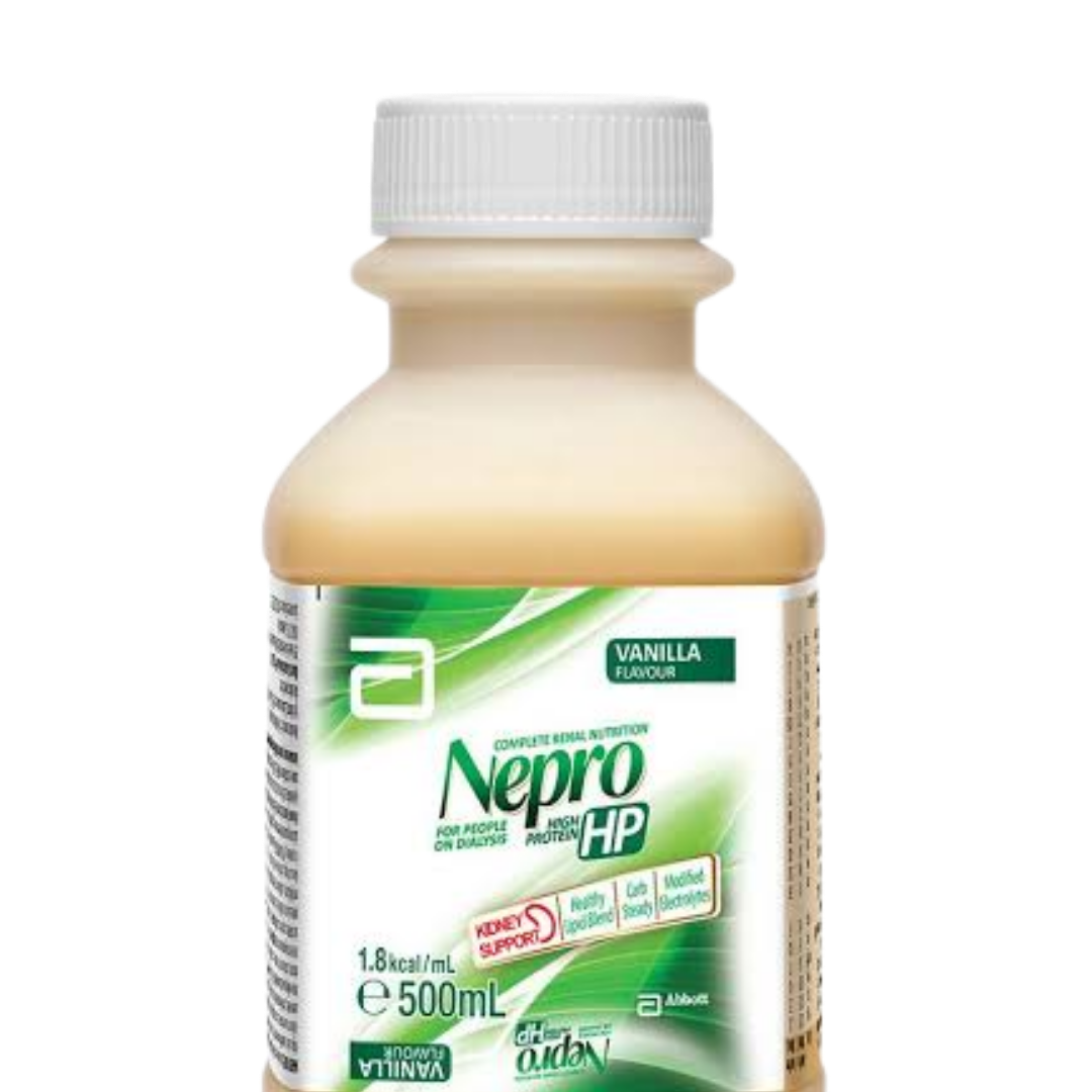  Nepro HP Ready To Hang Vanilla 500mL enteral feeding formula.