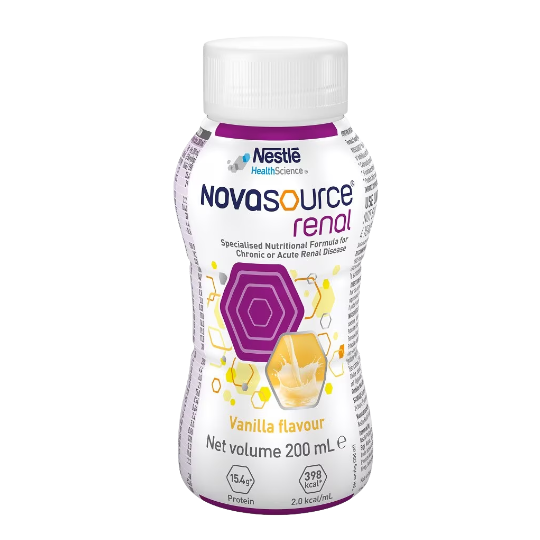 Nestle Novasource Renal Vanilla Bottle 200ml – Platinum Health Supply