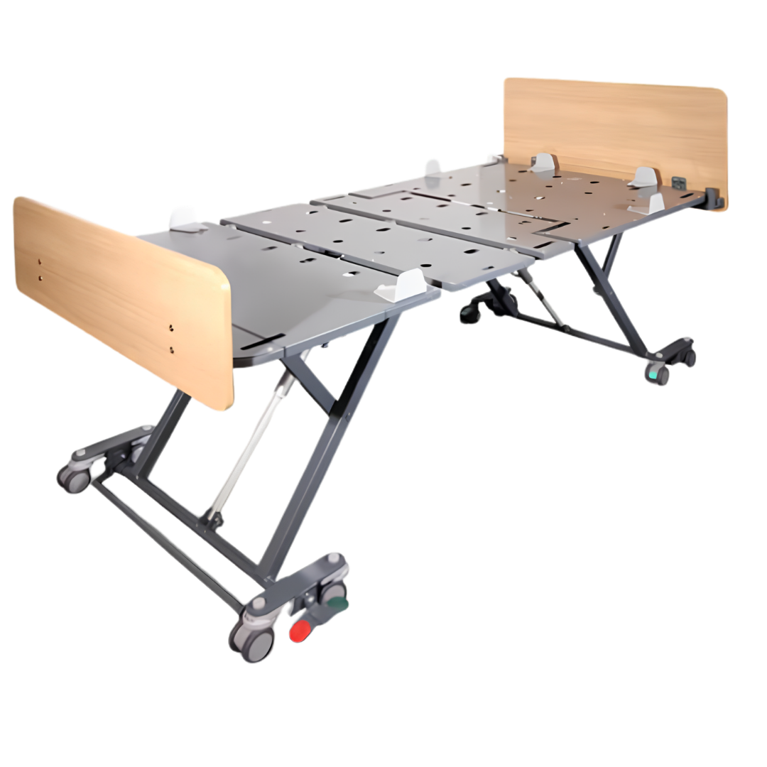 Newport Floorline Bed provides ultra-low height safety for fall-risk patients, available in single and king single sizes for aged care and hospital use.
