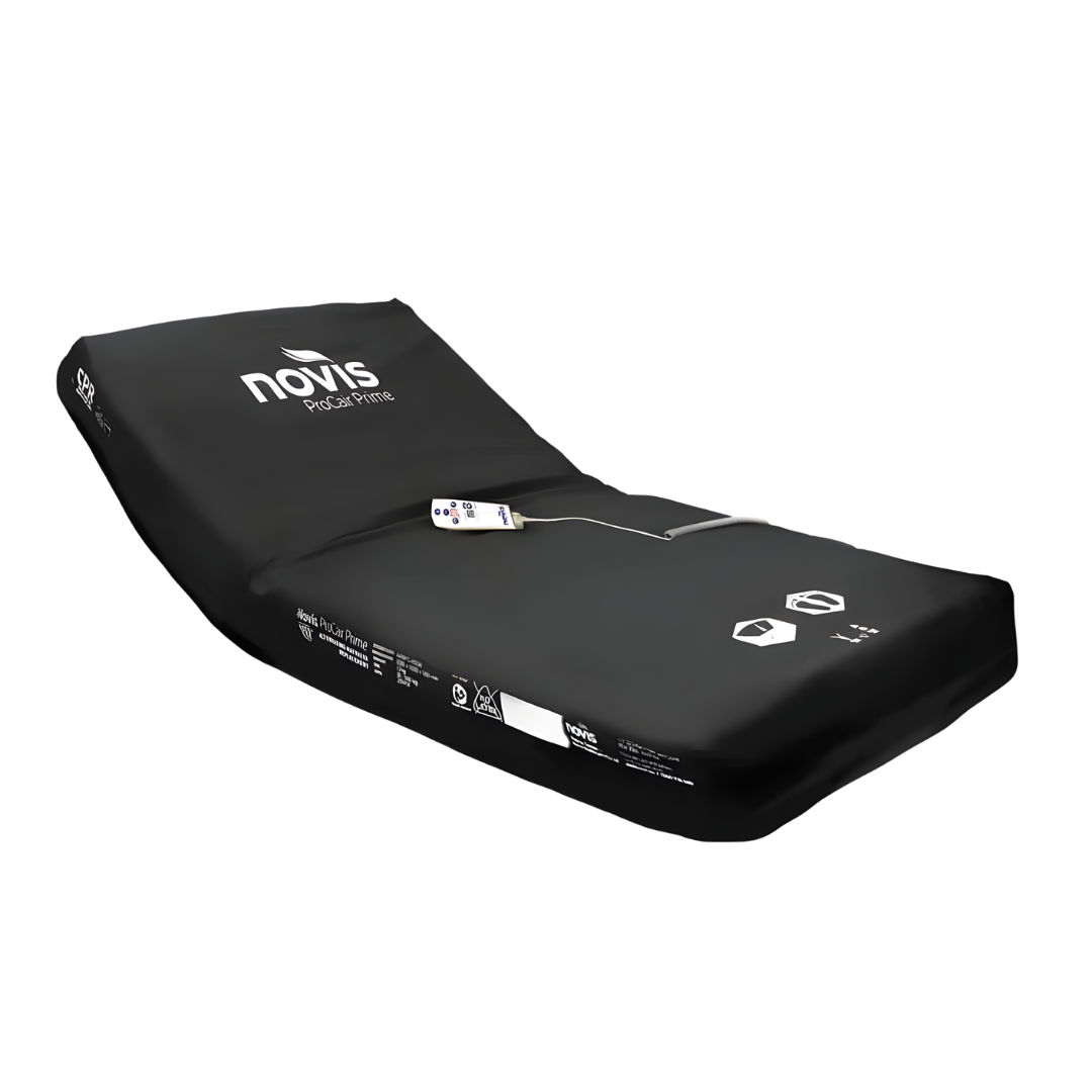 Novis Healthcare ProCair Prime Hybrid Alternating Air Mattress Single provides advanced pressure care with alternating air and foam support for patient comfort.