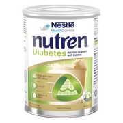 Nutren Diabetes Vanilla 440g low‑GI nutritional powder designed to support stable blood glucose levels and provide balanced daily nutrition for diabetes management.