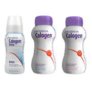 Calogen oral nutritional supplement in Neutral and Strawberry 200 mL, high‑energy formula providing 4.5 kcal/mL for patients needing concentrated nutrition.