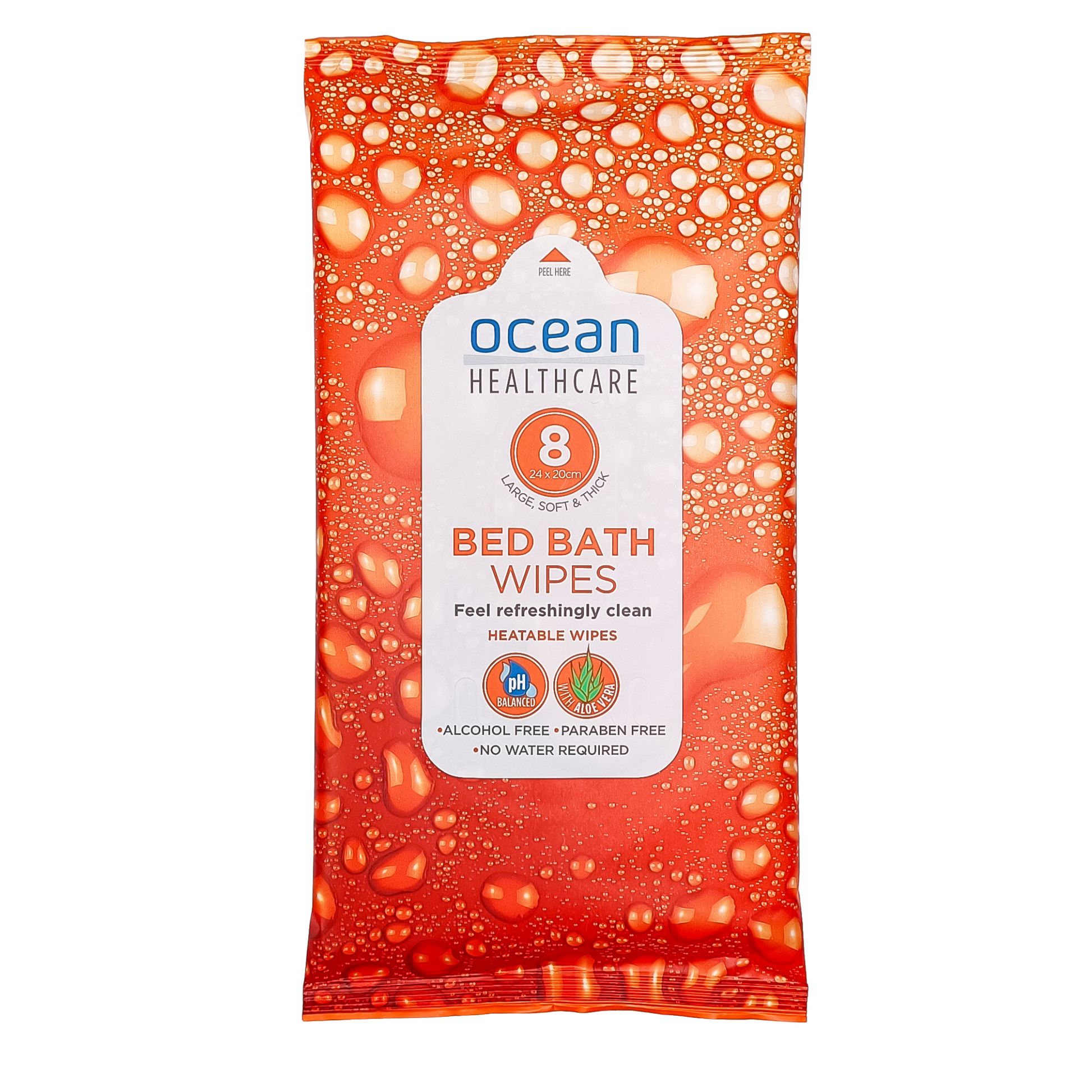 Ocean Healthcare Bed Bath Wipes