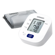 Omron HEM7142T1 Bluetooth Blood Pressure Monitor with medium cuff, compact design, and app connectivity for accurate home health tracking.