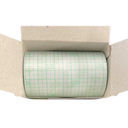 Opsite Flexifix Transparent Film Roll in 5cm and 10cm widths, providing flexible, breathable, waterproof fixation for dressings, tubing, and sensitive skin areas.
