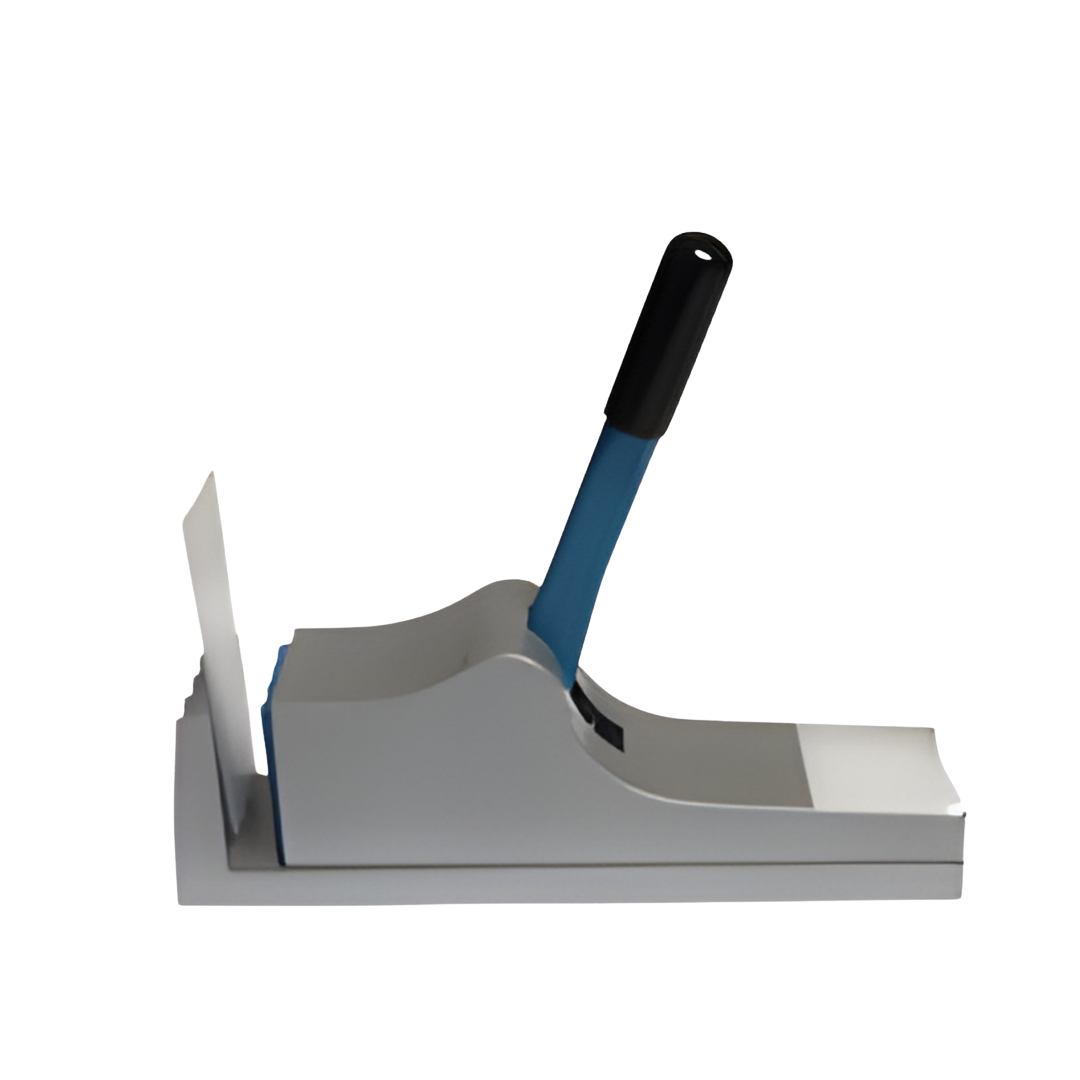 White pill crusher with ergonomic handle and a clear, contoured compartment for easy crushing of pills. Designed for individuals with limited hand strength, the crusher ensures smooth, effective pill grinding for easier medication consumption.