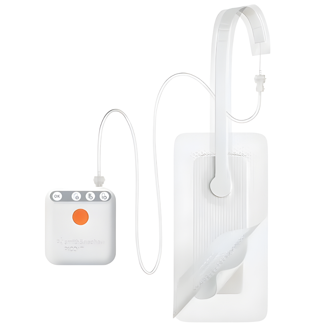 PICO 7 single dressings in multiple sizes shown as adhesive NPWT dressings designed for use with the PICO 7 system to support effective wound healing.