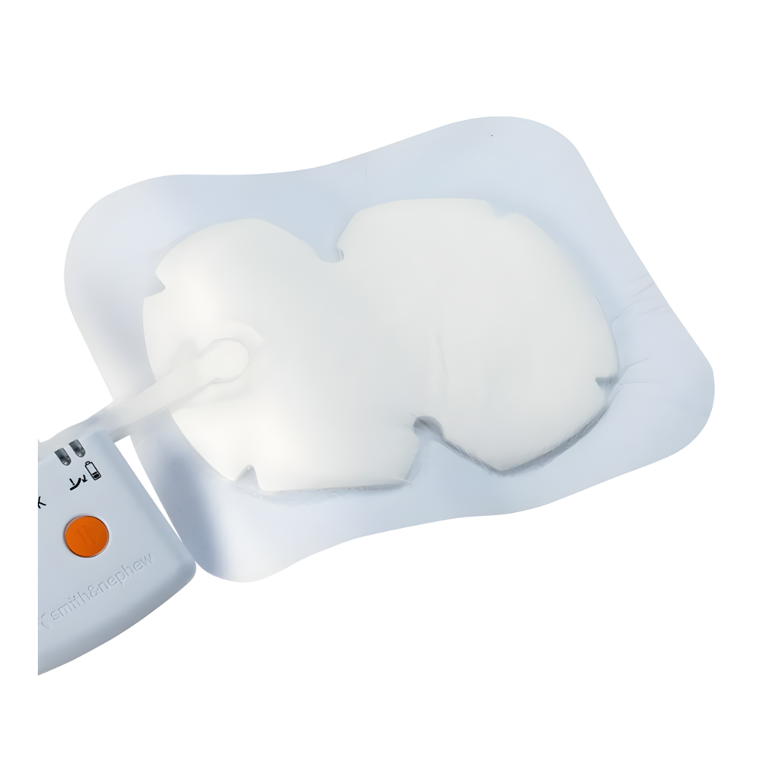 PICO Multisite Dressing 5‑pack in small and large sizes provides flexible, secure negative pressure therapy for wounds on various body areas in clinical and home care.