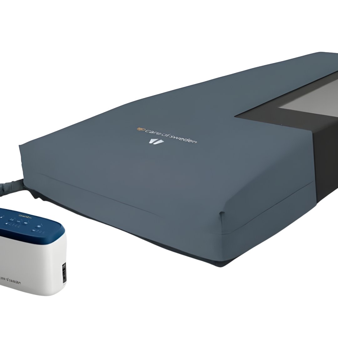 Powered Curocell A4 Cirrus Air Mattress single variant providing advanced pressure care support for patients at risk of pressure injuries in healthcare.