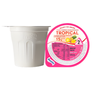Precise Ready-To-Drink Tropical Creamy Thick 185ml available in Level 2, Level 3, and Level 4, providing safe hydration for individuals with swallowing difficulties.