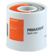 Primatape Elastic Tape in a 5cm x 1m size, designed for secure and flexible fixation of dressings on joints and contoured areas for everyday clinical use.