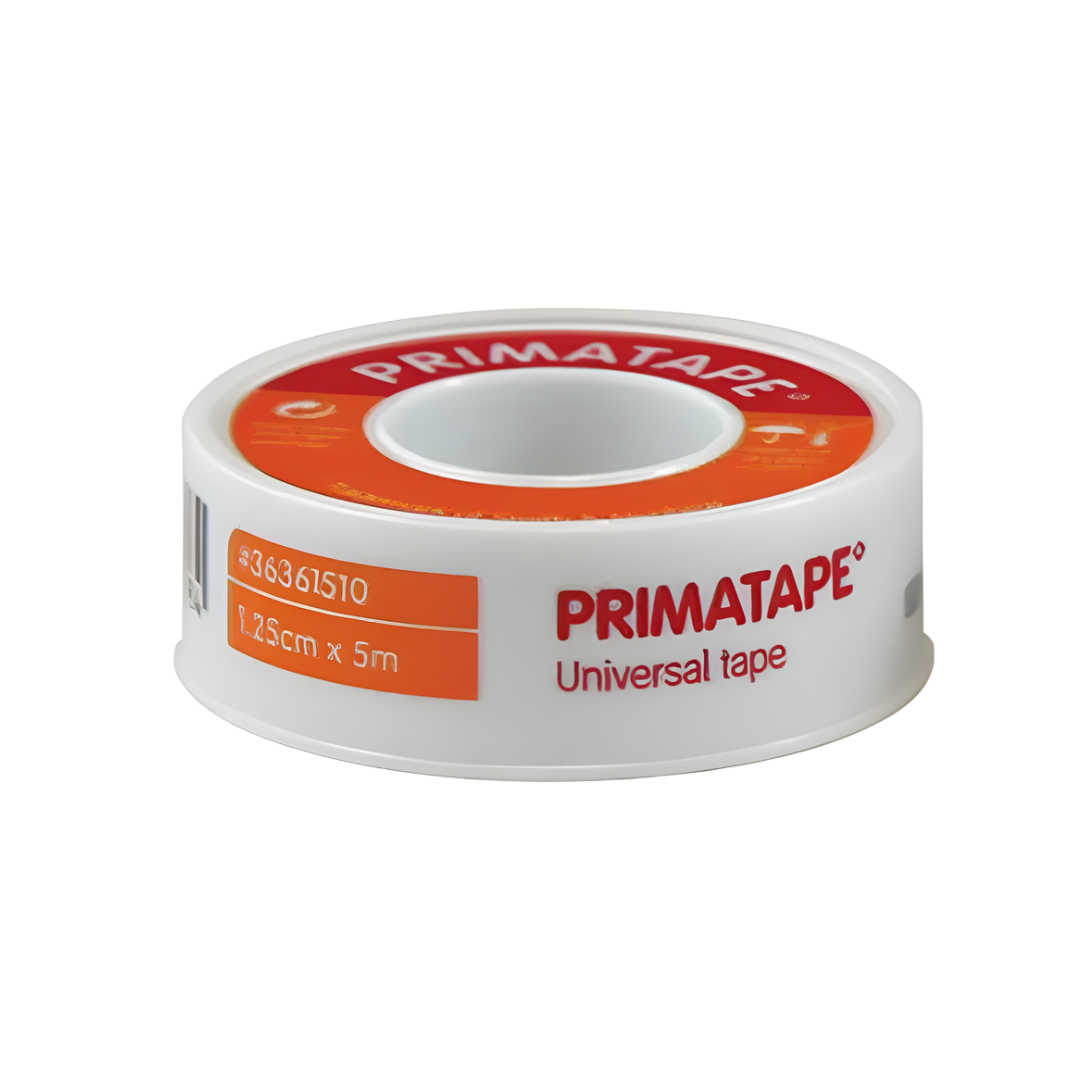 Primatape Universal Tape provides strong, breathable adhesion for securing dressings and medical devices, available in two easy‑to‑use hand‑tearable sizes.