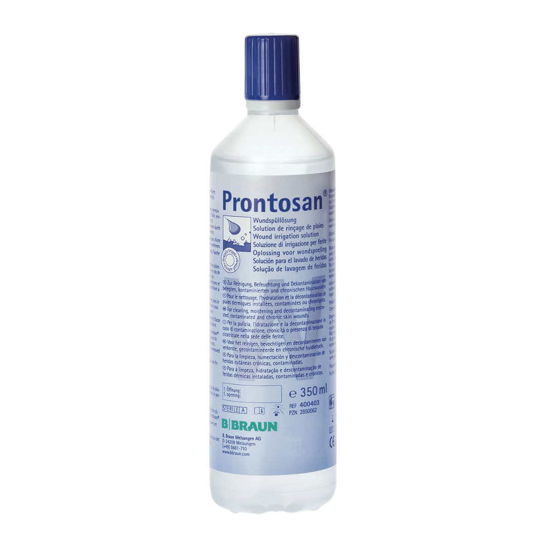 Prontosan Wound Irrigation Solution 350mL – Antimicrobial wound cleanser with biofilm prevention