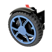 Quickie Q50R Wheel Trim Kit available in Blue, Orange, Purple, Red, and Yellow, designed to personalise and refresh wheelchair appearance.