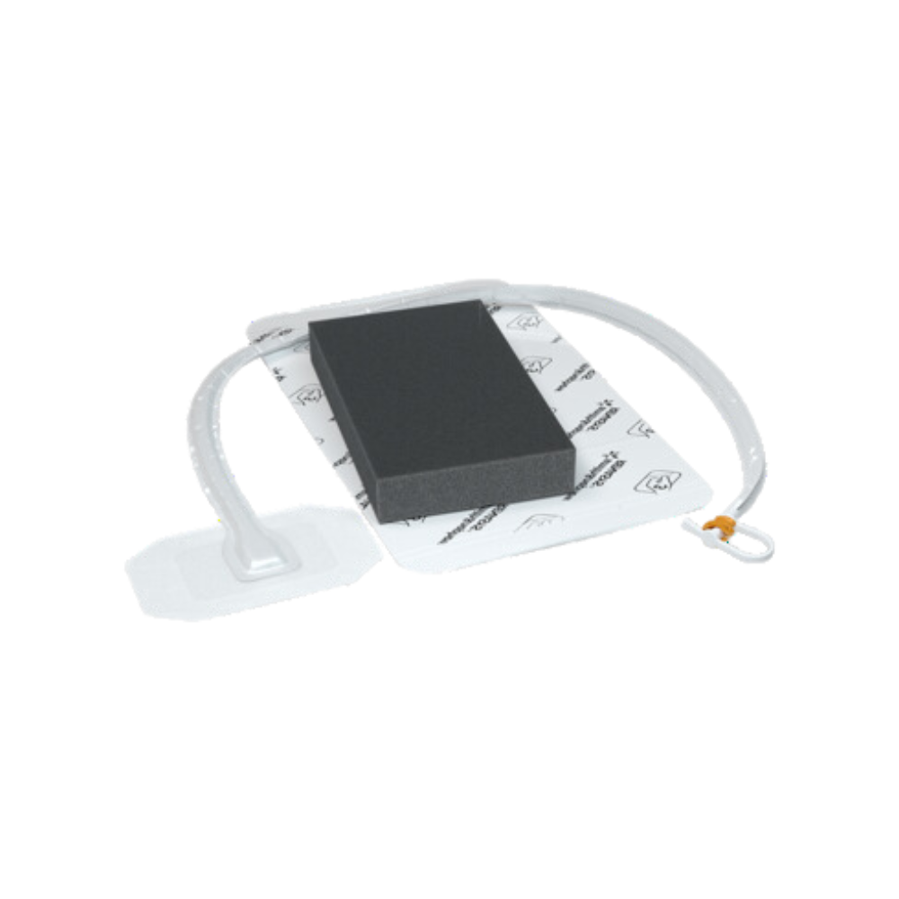 Renasys F 中型泡沫敷料套件，带软端口，中号