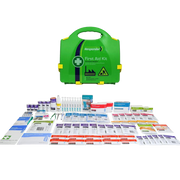 Responder 4 Series Plastic Neat First Aid Kit Small compact durable case for workplace, home, and travel emergencies.