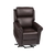 Royale Medical Chadwick Mini Lift Chair in espresso genuine leather – compact electric recliner for smaller users