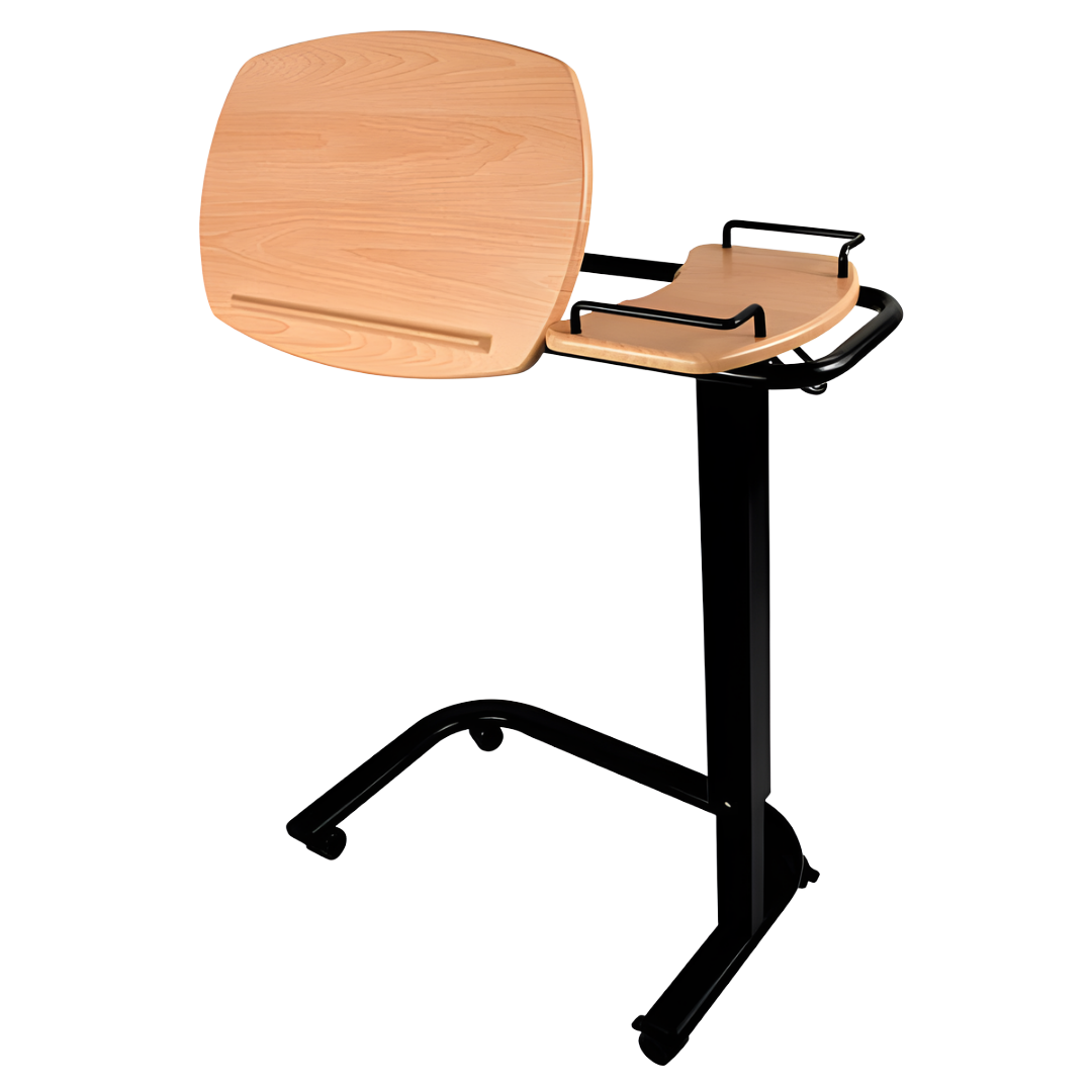 Royale Medical Over Bed Table with Tilting Split table