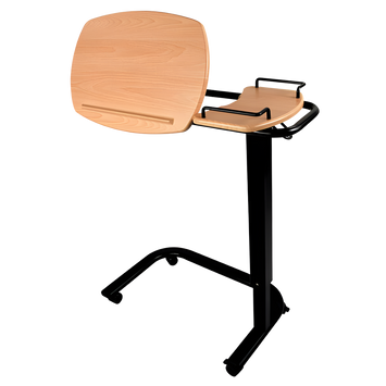 Royale Medical Over Bed Table with Tilting Split table