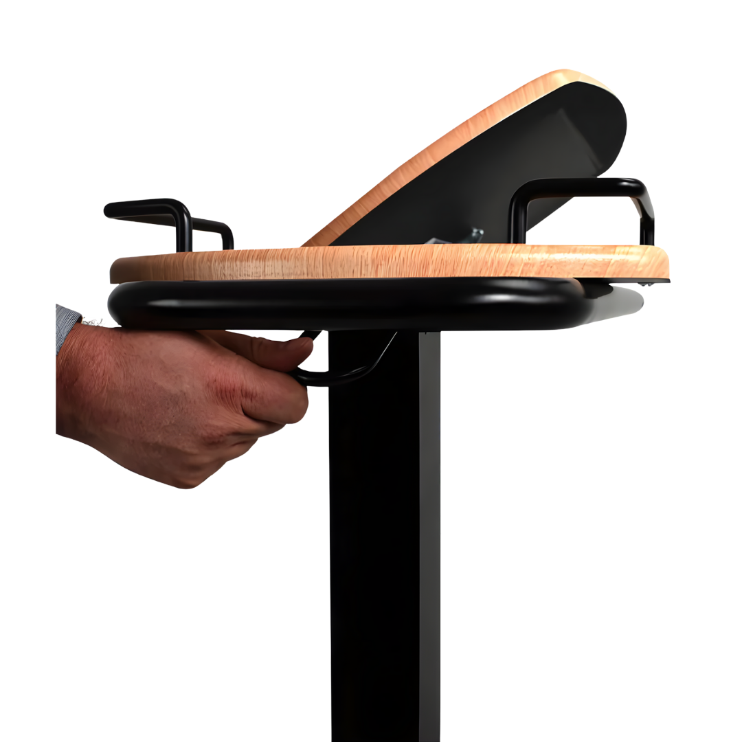 Royale Medical Over Bed Table with Tilting Split table
