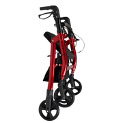 Royale Medical 8″ Premium Bariatric Seat Walker with reinforced frame, wide padded seat, ergonomic handles, and heavy-duty design for safe mobility support.