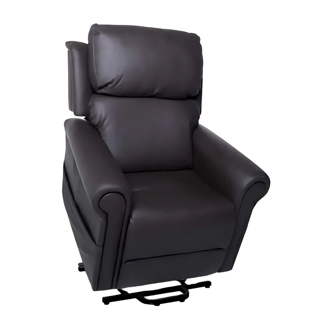 Royale Medical Chadwick Leather Lift Chair in standard variant, offering supportive leather seating with lift and recline functions for mobility assistance.