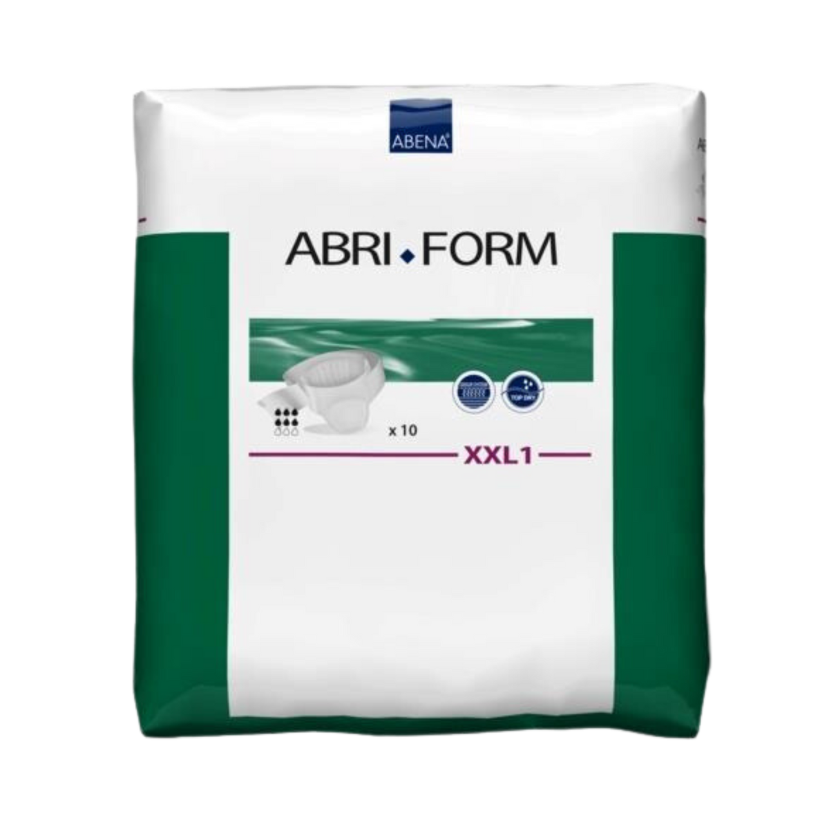 Abena Slip 2XL1 肥胖症 2250毫升 至 254厘米