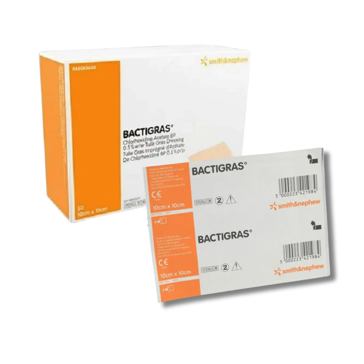 Bactigras Antiseptic Gauze Dressing 10 x 10cm