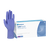 Box of SafeTouch Advanced Pro Long Cuff Violet Nitrile Gloves – powder-free, chemo-rated, and latex-free for medical and industrial protection.