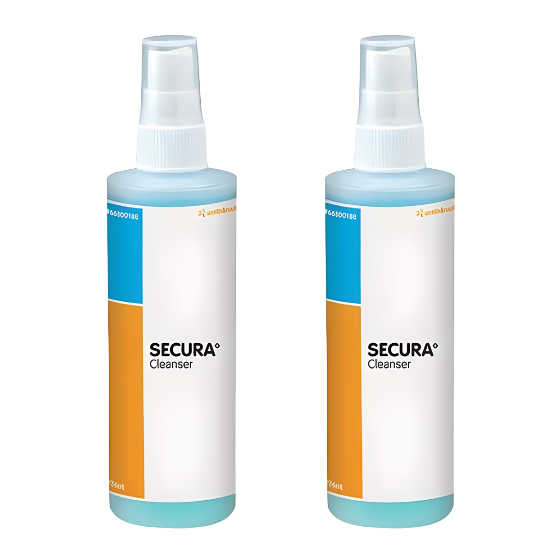 Secura Moist Cleanser 8oz can provides gentle no‑rinse skin cleansing for sensitive or fragile skin, ideal for continence care, aged care, and daily hygiene routines.