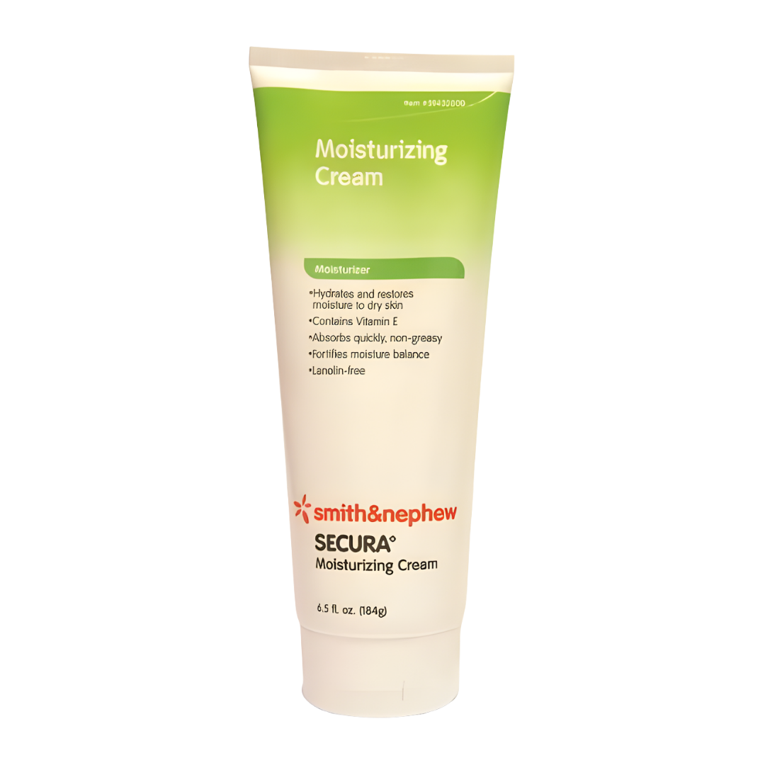 Secura Moisturizing Cream 6.5oz provides gentle, long‑lasting hydration for dry or sensitive skin, ideal for aged care, disability support, and daily personal skincare.
