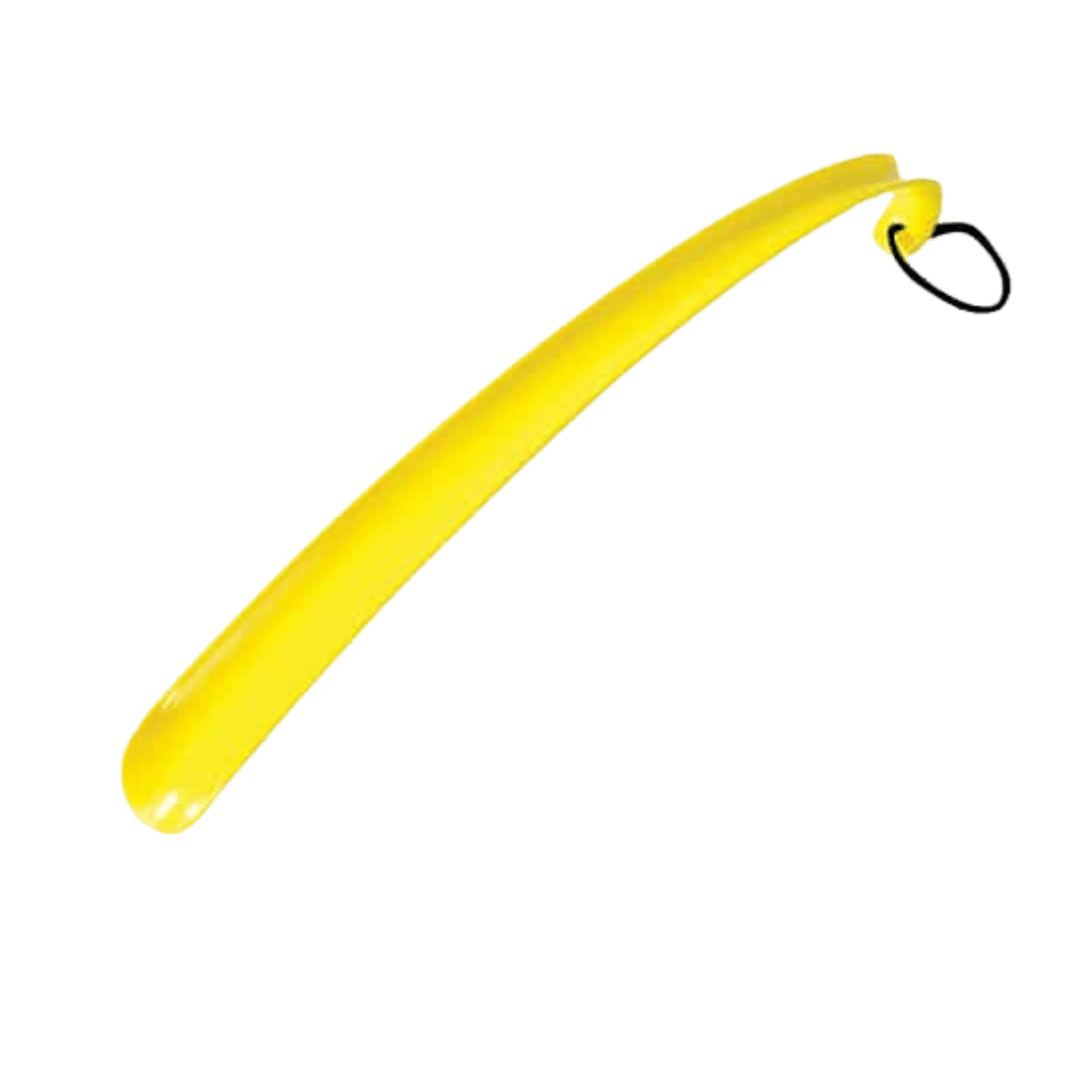 Shoe Horn Long Handle available in 24-inch and 16-inch variants, designed to help users put on shoes easily without bending or straining.