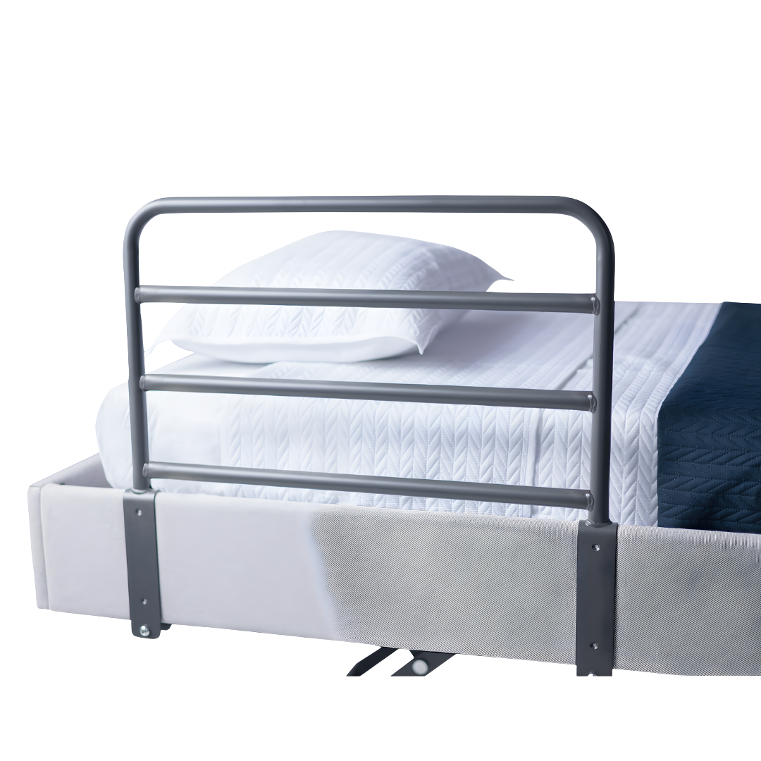 Royale Multi-Motion Wide Side Rail. Provides extended safety coverage, stability, and support for hospital and home care beds.