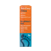 SolvEasy Tinea Spray 16mL bottle – antifungal treatment for athlete’s foot with no-touch spray nozzle