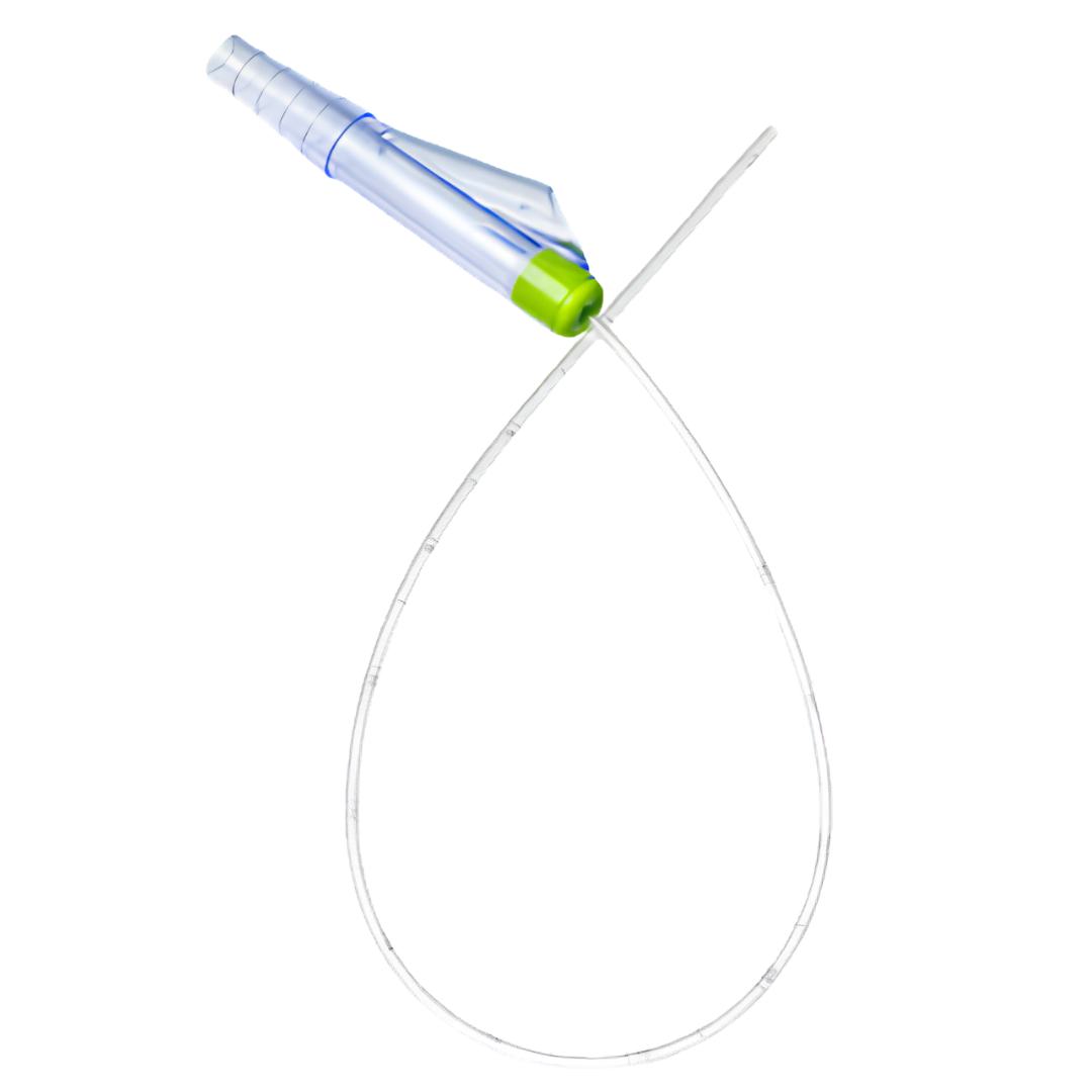 Sterile single-use suction catheter, open tip with "Y" type control vent, 380mm length, available in 5Fr and 6Fr sizes for safe airway clearance.