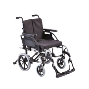 Sunrise Medical Breezy BasiX 2 Half Folding Wheelchair in 16" and 20" sizes, available in transit and self-propelled models for everyday mobility support.