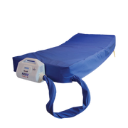 Talley Pulsair Choice Mattress with alternating air cells and digital control unit, designed to provide dynamic pressure relief and prevent pressure injuries in clinical and home care environments.