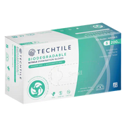 Techtile Nitrile Gloves Biodegradable Green Large / 200 Units Per Box Examination